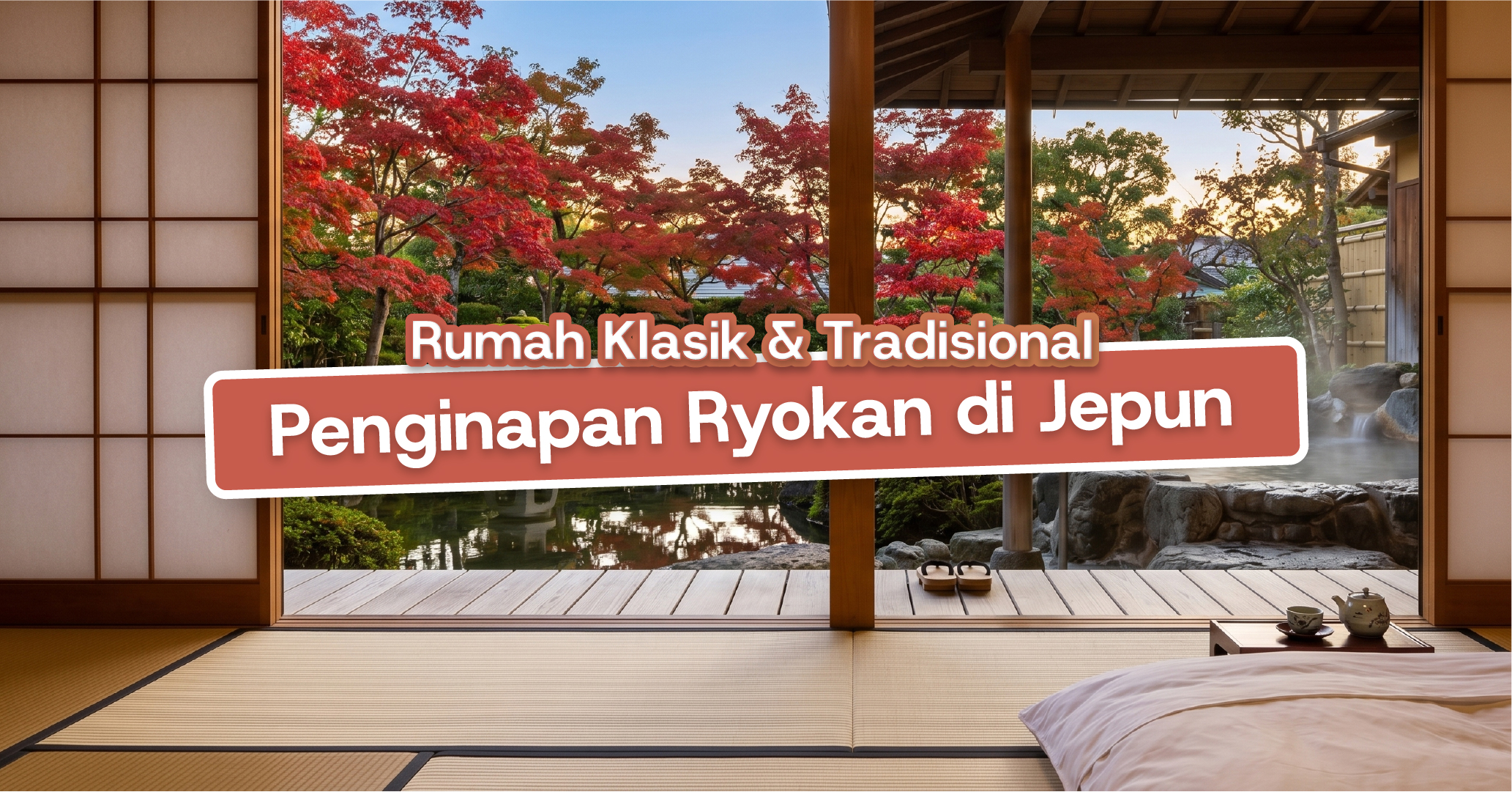 Ryokan di Jepun: Pengalaman Penginapan Premium & Klasik Yang Penuh Budaya