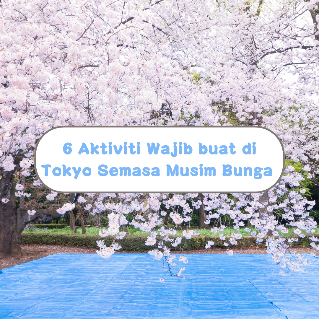 6 Aktiviti Wajib buat di Tokyo Semasa Musim Bunga 